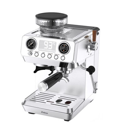 Εικόνα της Μηχανή Espresso με μύλο καφέ PREM-40573 Primo Hot&Cold 20bar Digital Inox
